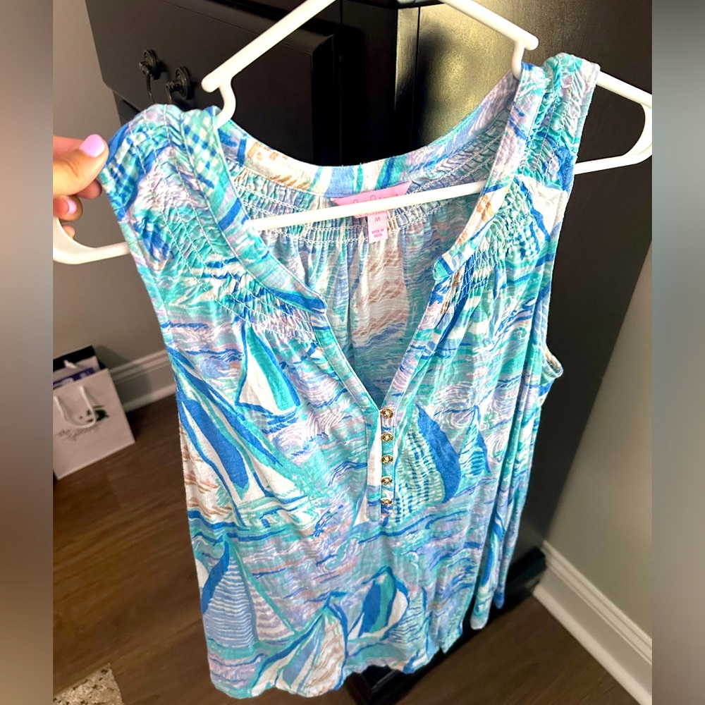 Lily Pulitzer, size medium, hand washed, air dried